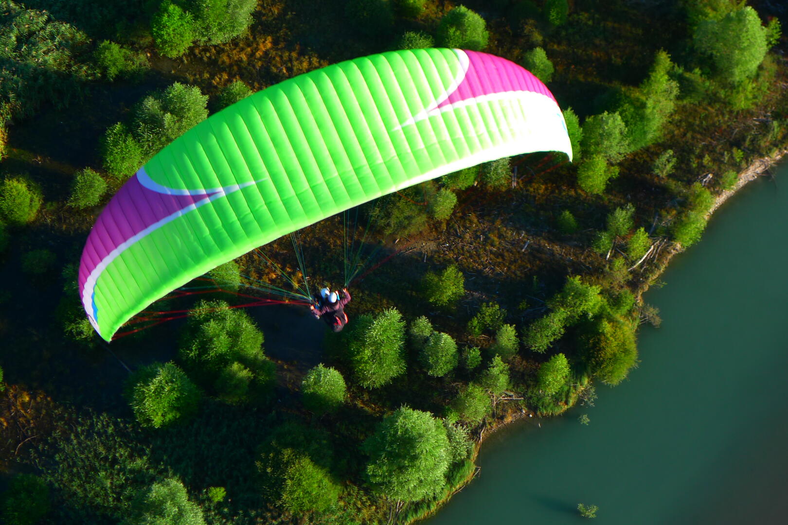 Vol enfant parapente