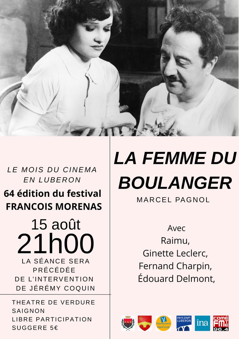 Festival François Morenas - La Femme du Boulanger - Marcel Pagnol_Saignon