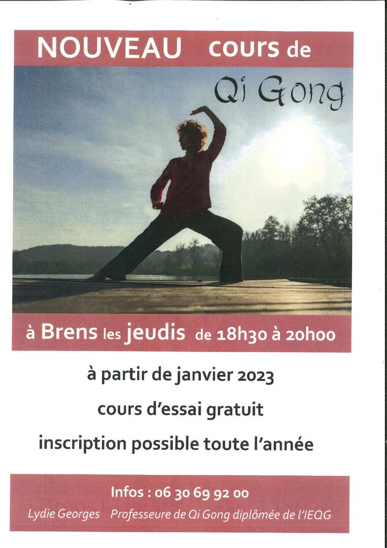 Cours de Qi Gong à Brens