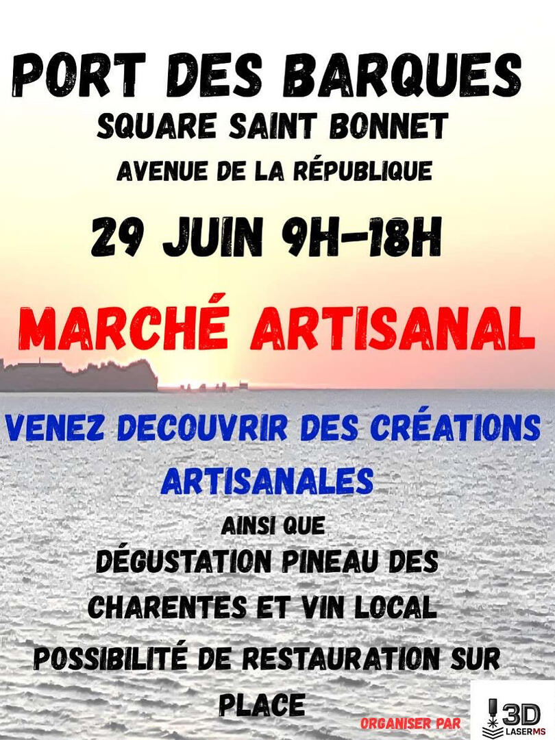 Marché artisanal Port des Barques