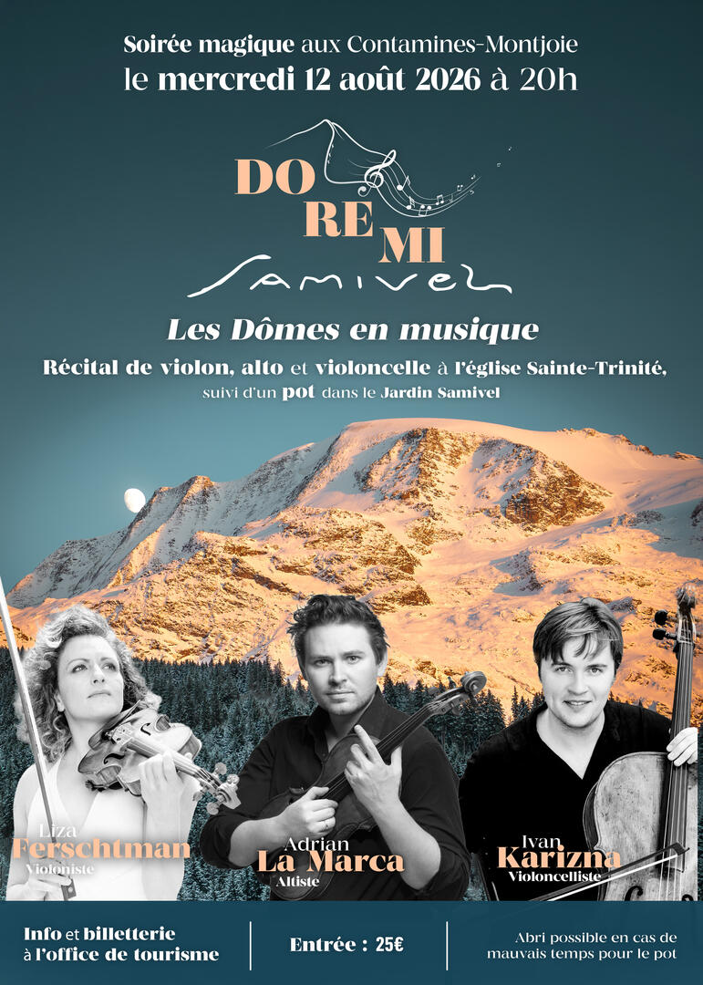 Soirée "Do-Re-Mi Samivel", récital de violoncelle_Les Contamines-Montjoie