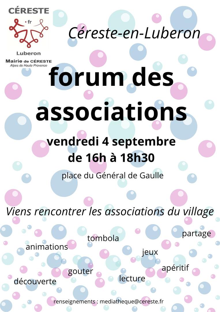 Forum des associations_Céreste-en-Luberon