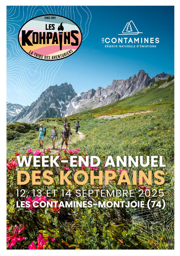 Challenge sportif des aventuriers Les Kohpains_Les Contamines-Montjoie
