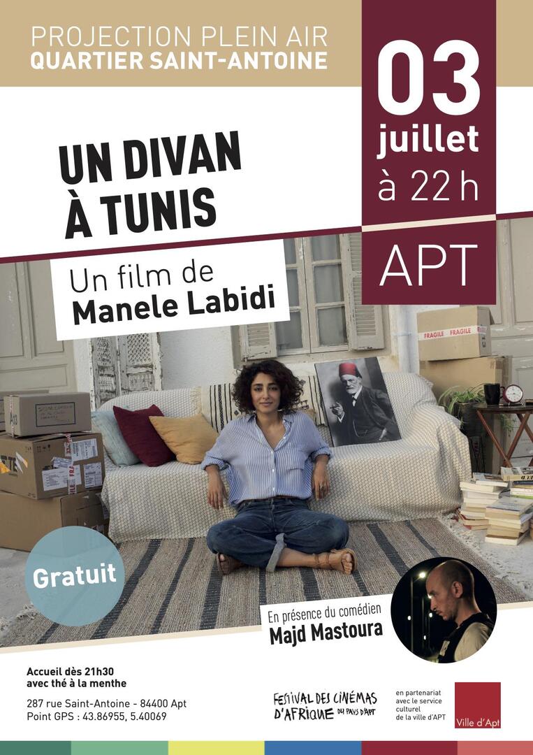 cinéma plein air/UN DIVAN A TUNIS_Apt