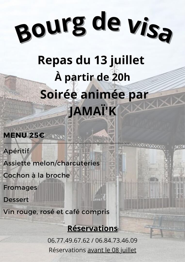 Repas du 13 juillet_Bourg-de-Visa