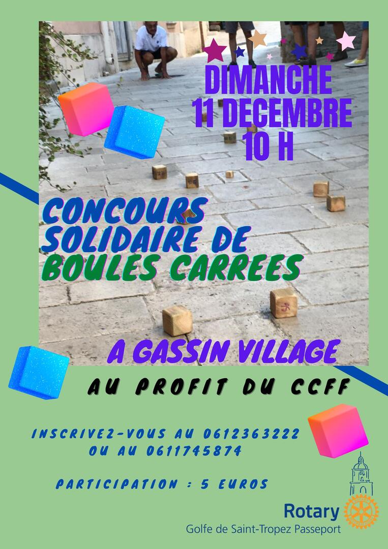 Concours solidaire boules carrées