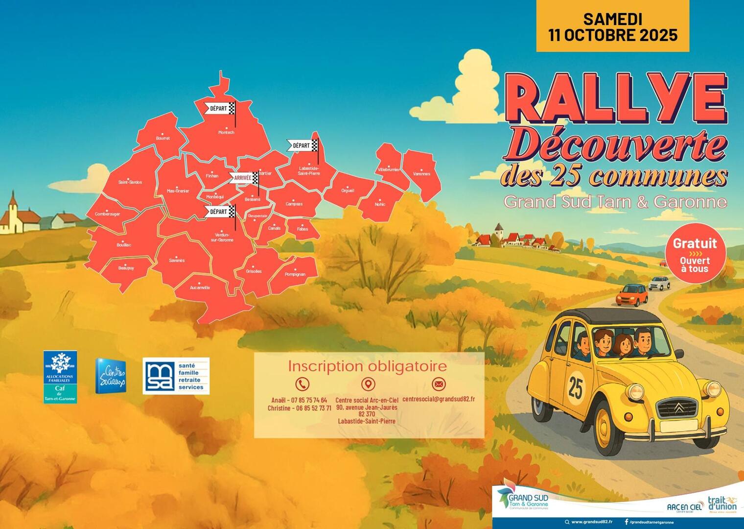 Rallye Découverte Grand Sud Tarn et Garonne_Labastide-Saint-Pierre