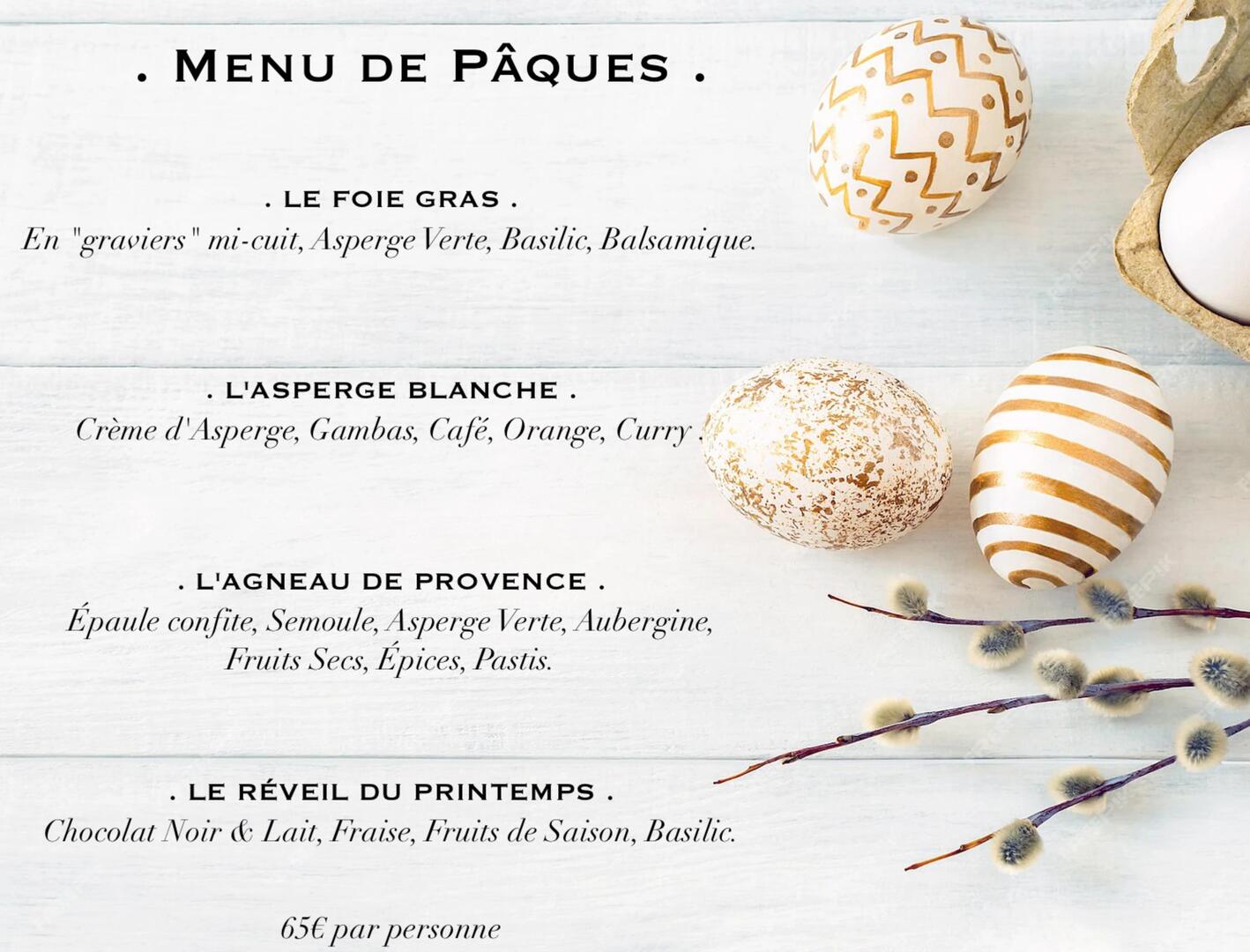 Menu de Pâques_Caseneuve