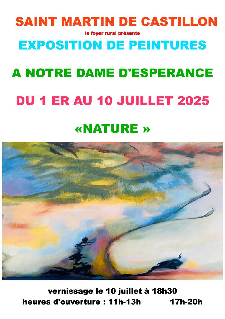 Exposition "Nature"_Saint-Martin-de-Castillon