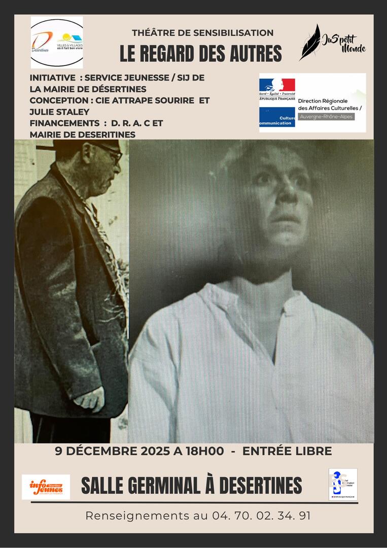 Théâtre de sensibilisation : Le regard des autres_Désertines
