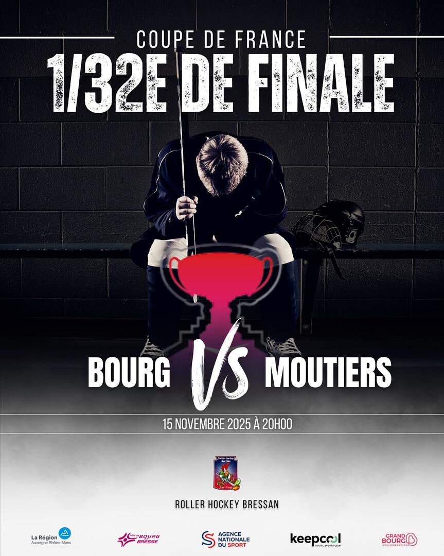 Affiche Roller Hockey Bressan contre Moutiers