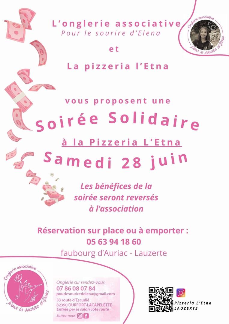 Soirée solidaire à l'Etna_Lauzerte