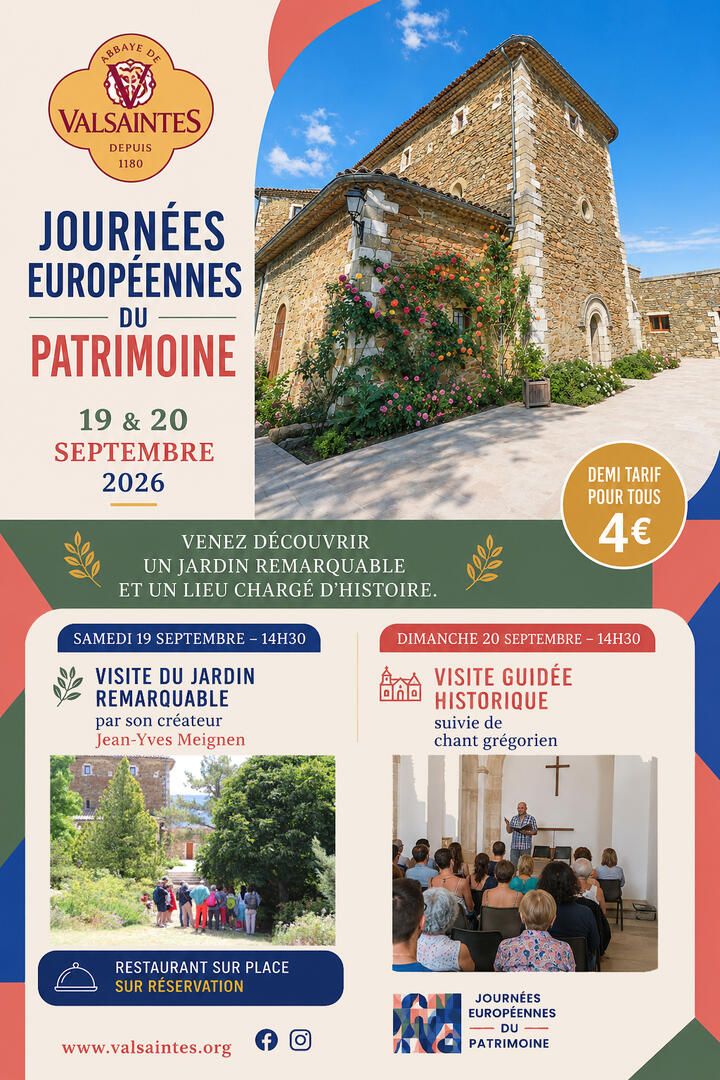 Visites guidées pour les Journées du patrimoine à Valsaintes_Simiane-la-Rotonde
