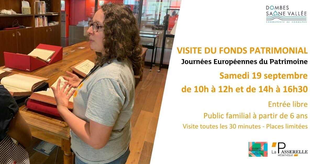 JEP Visite du fonds patrimonial