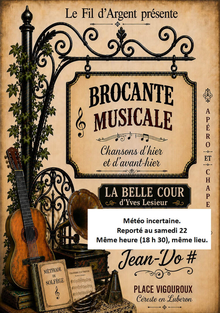 Brocante Musicale_Céreste-en-Luberon