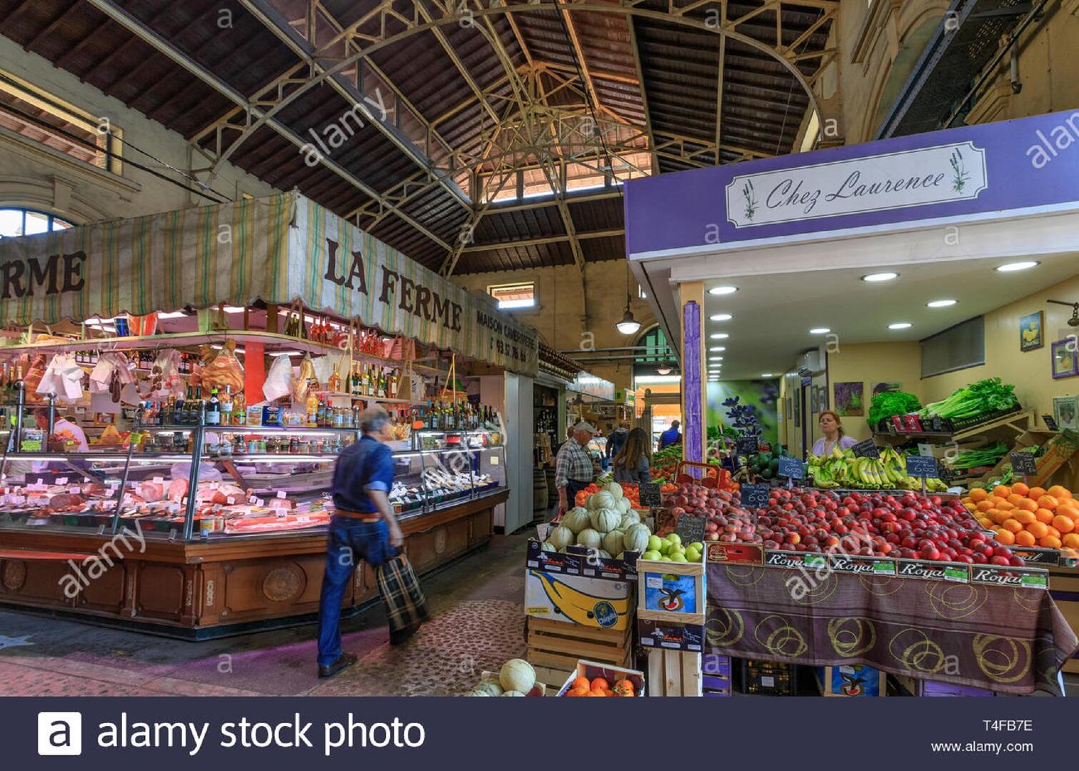 Marché des halles de Menton