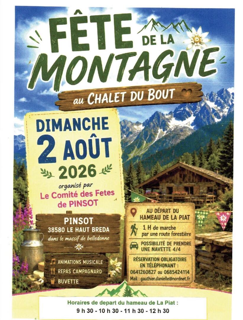 Fête de la montagne au Chalet du Bout_Le Haut-Bréda