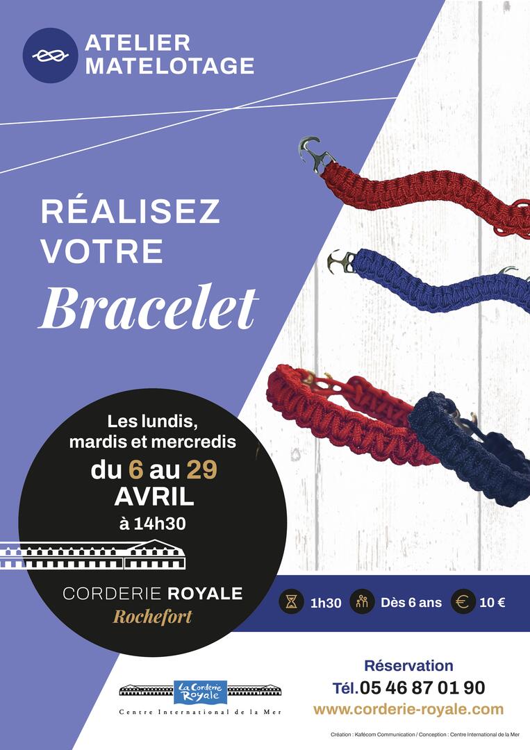 Atelier matelotage Bracelet_Rochefort