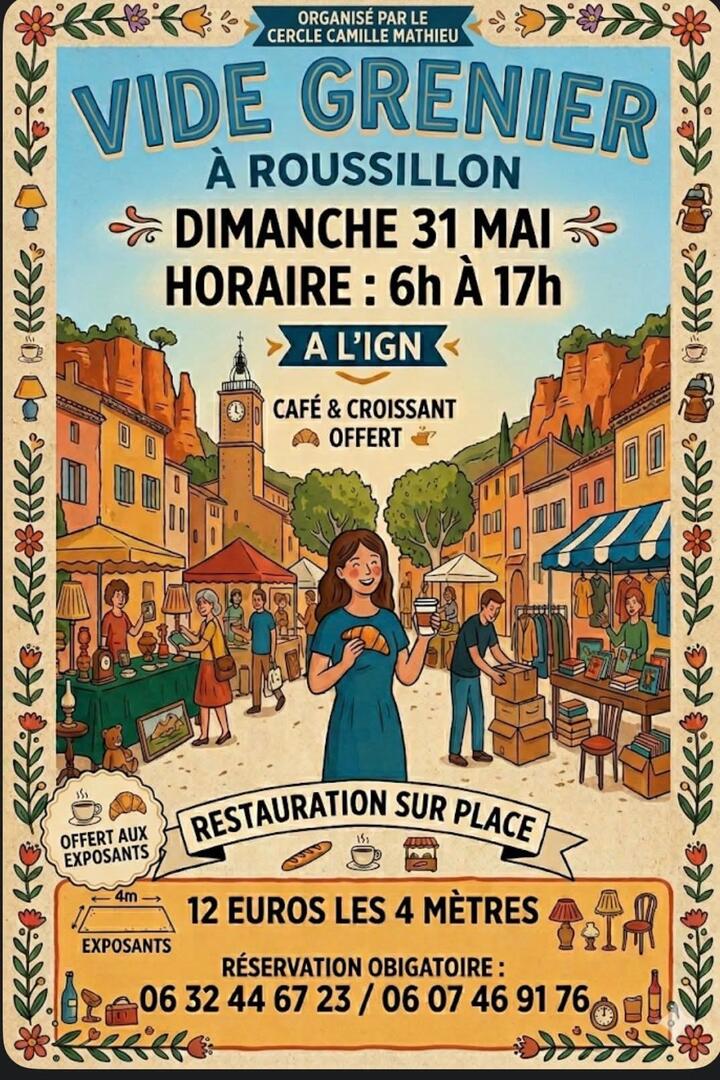 Vide grenier_Roussillon