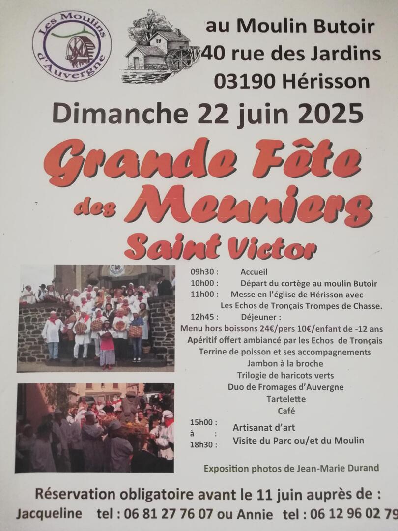 Grande fête des Meuniers- Fête de la Saint-Victor_Hérisson