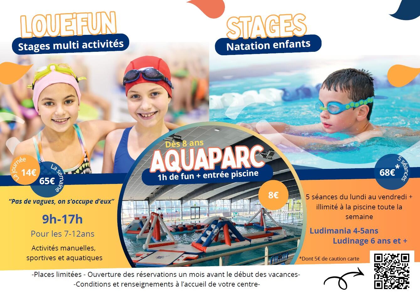 Centre Aqualudique : stages de natation_Saint-Victor