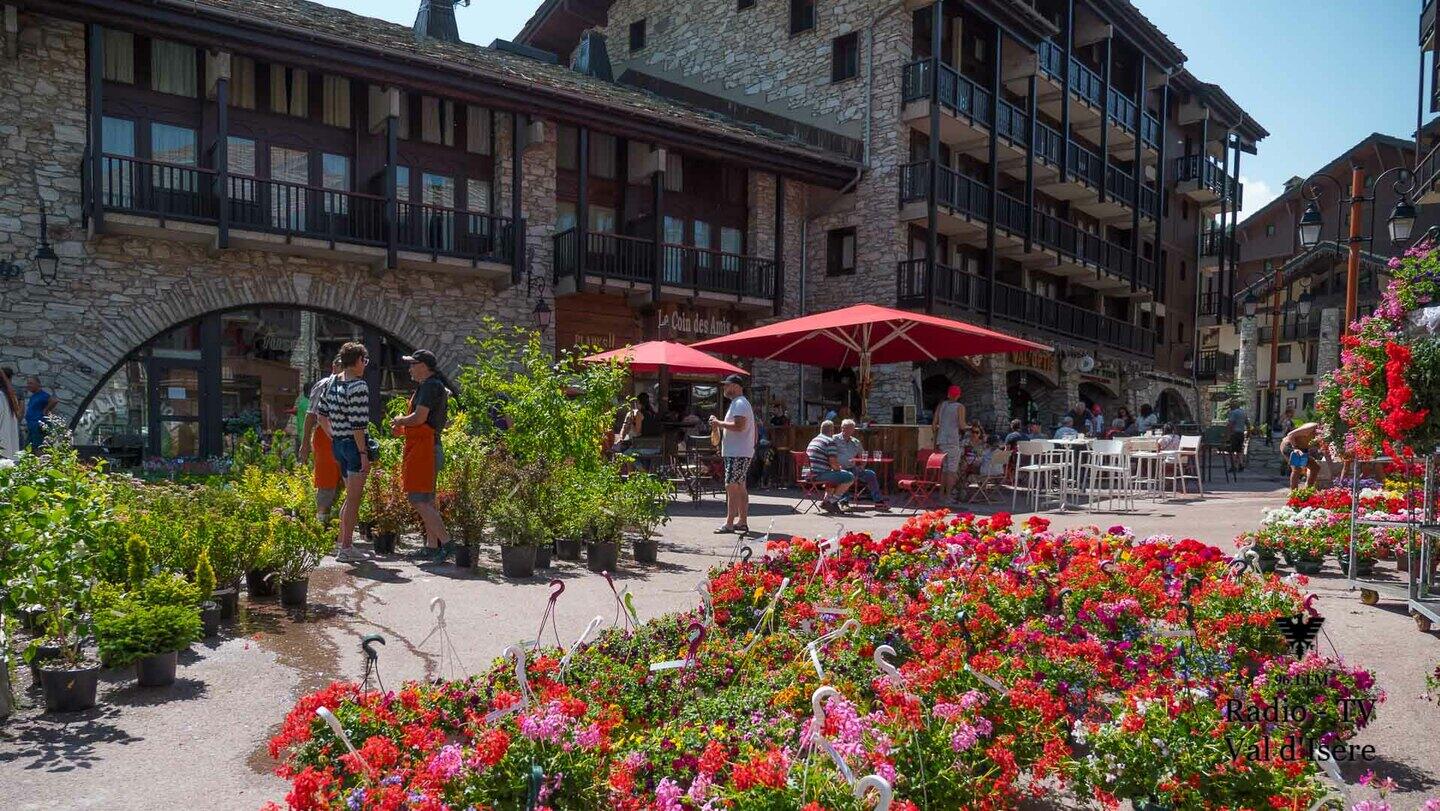 Marché aux fleurs de Val d'Isère