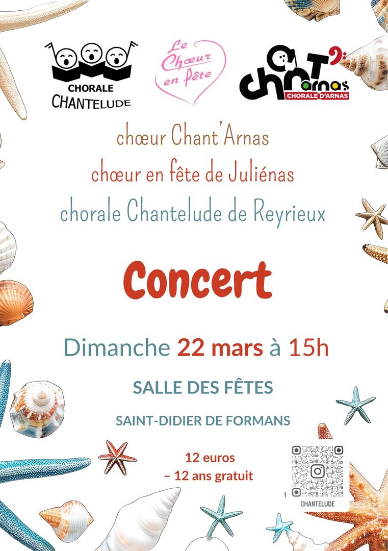 Chorale de Chantelude Reyrieux et ses invités