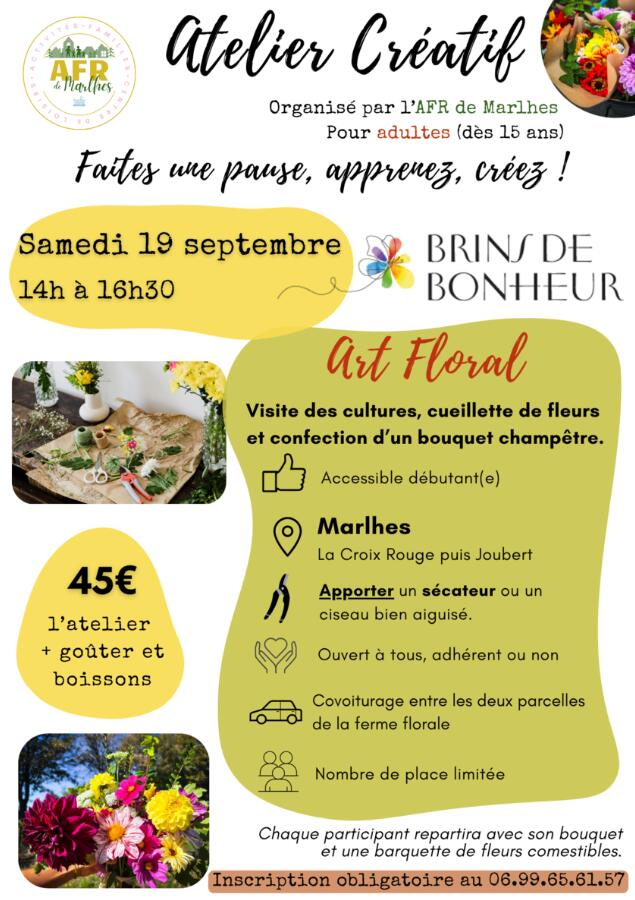 Atelier créatif "Art floral"_Marlhes