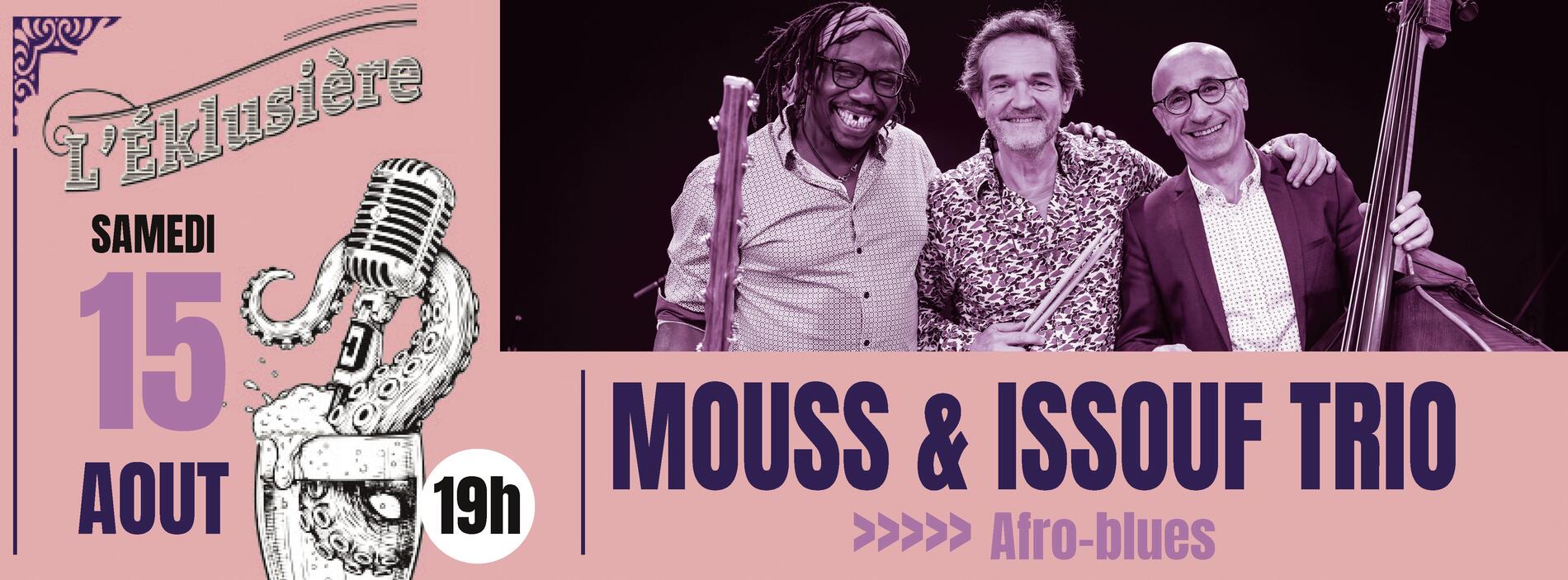 Concert Mouss & Issouf Trio - Afro blues_Parcieux