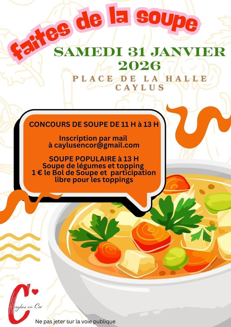 "Faites de la soupe" 2026_Caylus