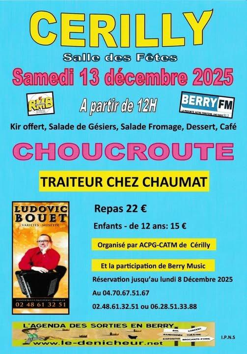 Repas dansant choucroute_Cérilly