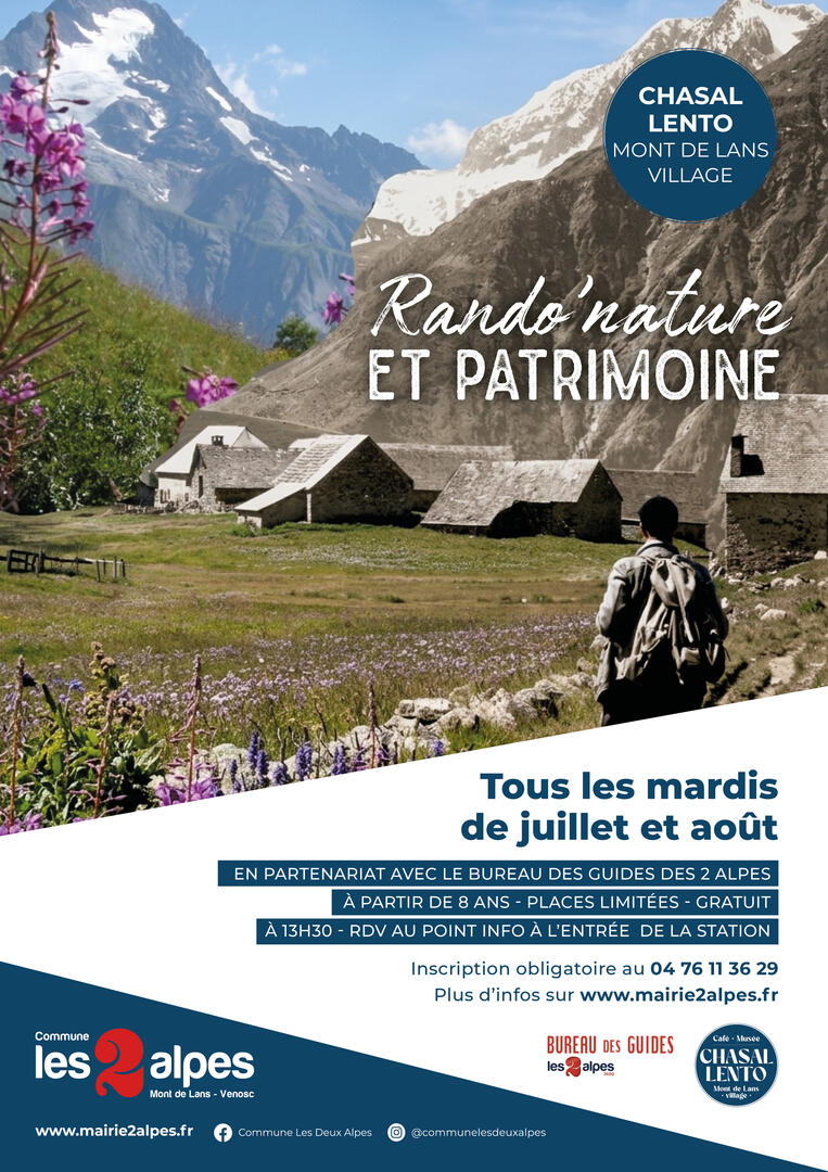Rando'Nature et Patrimoine_Les Deux Alpes