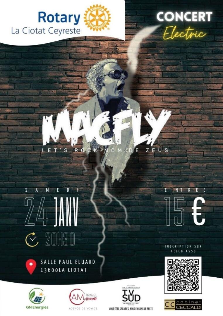 Concert solidaire pop rock Mac Fly_La Ciotat