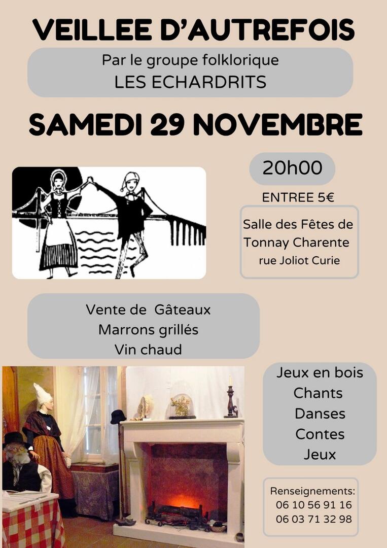 Veillée d'autrefois_Tonnay-Charente