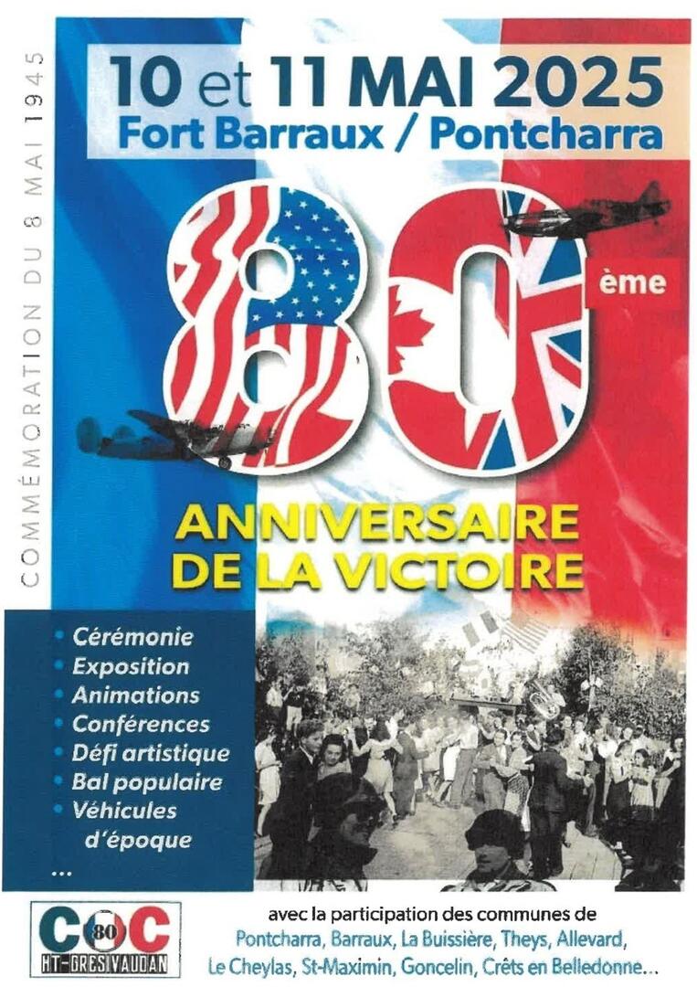 80ème anniversaire de la victoire à Fort Barraux
