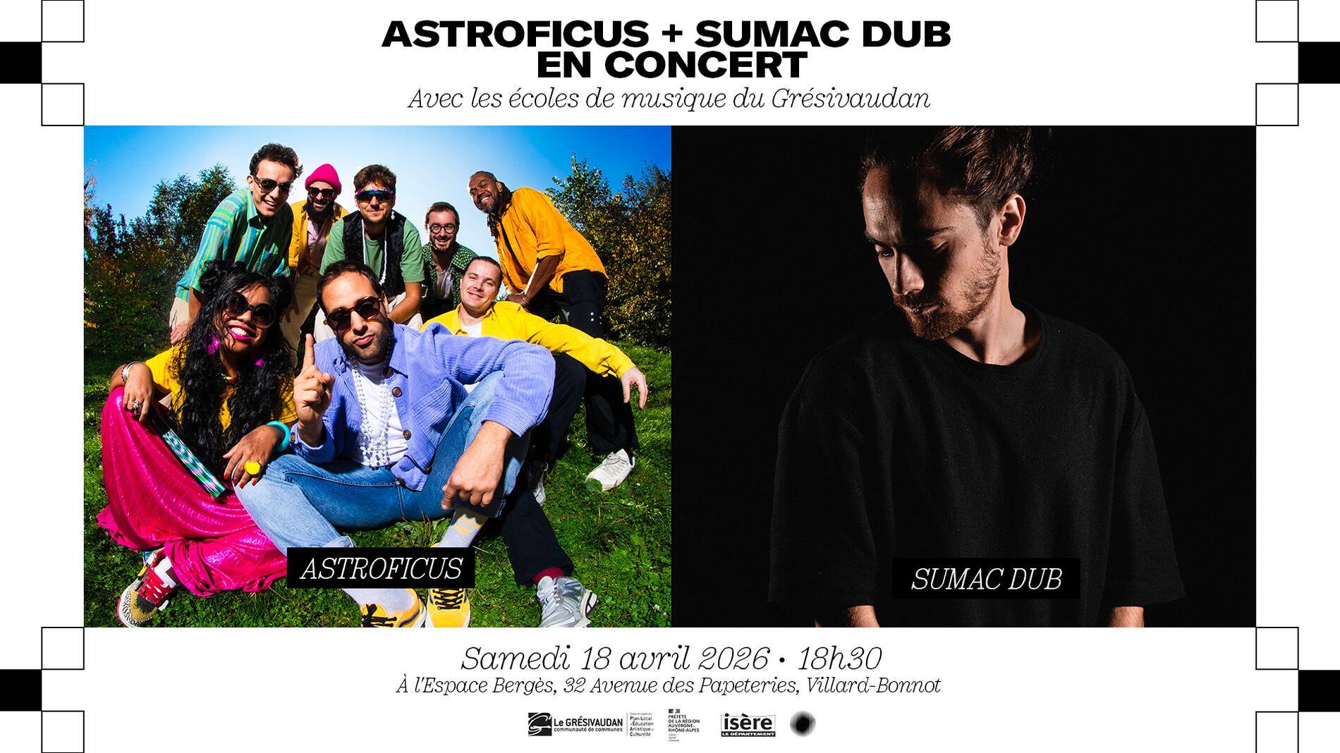 Concert - Astroficus et Sumac Dub avec les écoles de musique du Grésivaudan_Villard-Bonnot