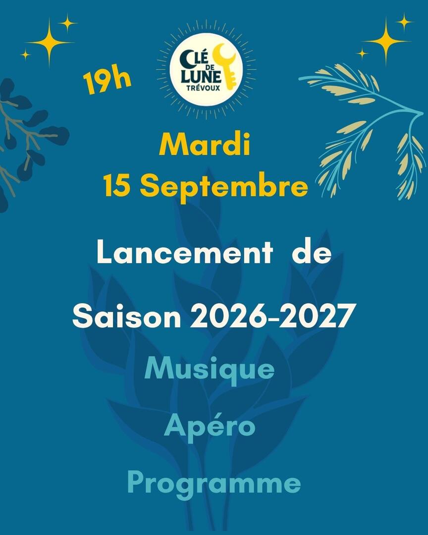 Lancement de la saison 2026-2027 Café Clé de Lune