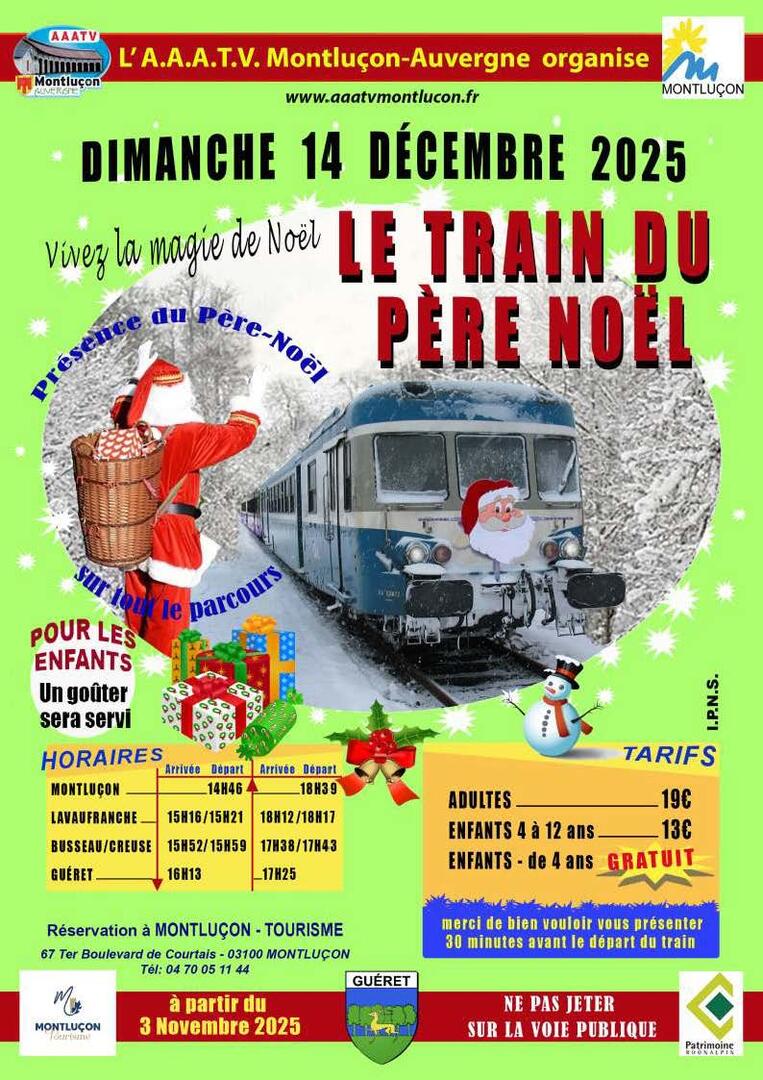 Le train du Père Noël_Montluçon