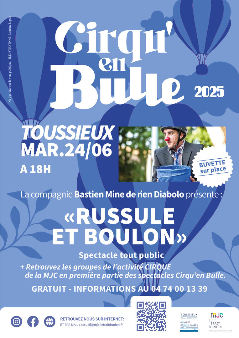 Festival Cirqu'en Bulle : Russule et Boulon_Toussieux