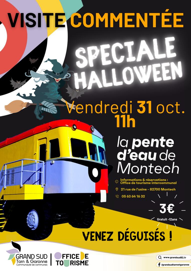 Balade Commentée de la Pente d'eau de Montech - Spéciale Halloween_Montech