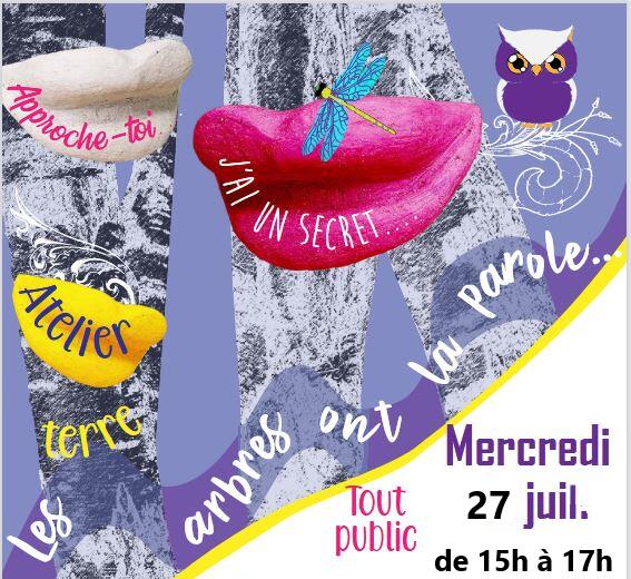 Les arbres ont la paroles, atelier de fabrication des décors du festival l'Echo des mots
