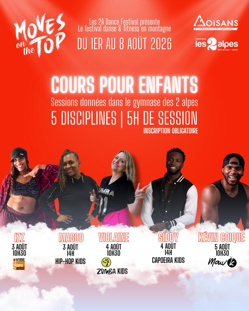 Moves on the top - cours pour enfant_Les Deux Alpes