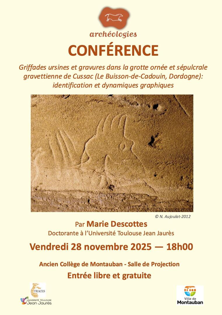 Conférence - Archéologie par M. Descottes_Montauban