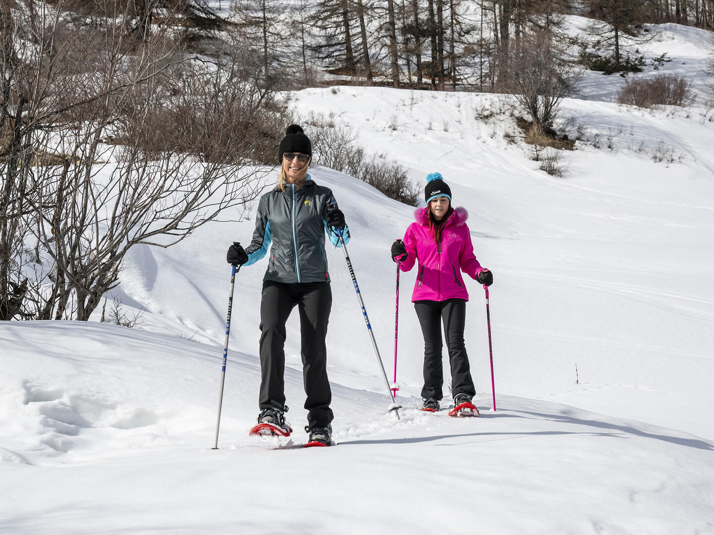 Itinéraire raquettes Larche - Maison Méane