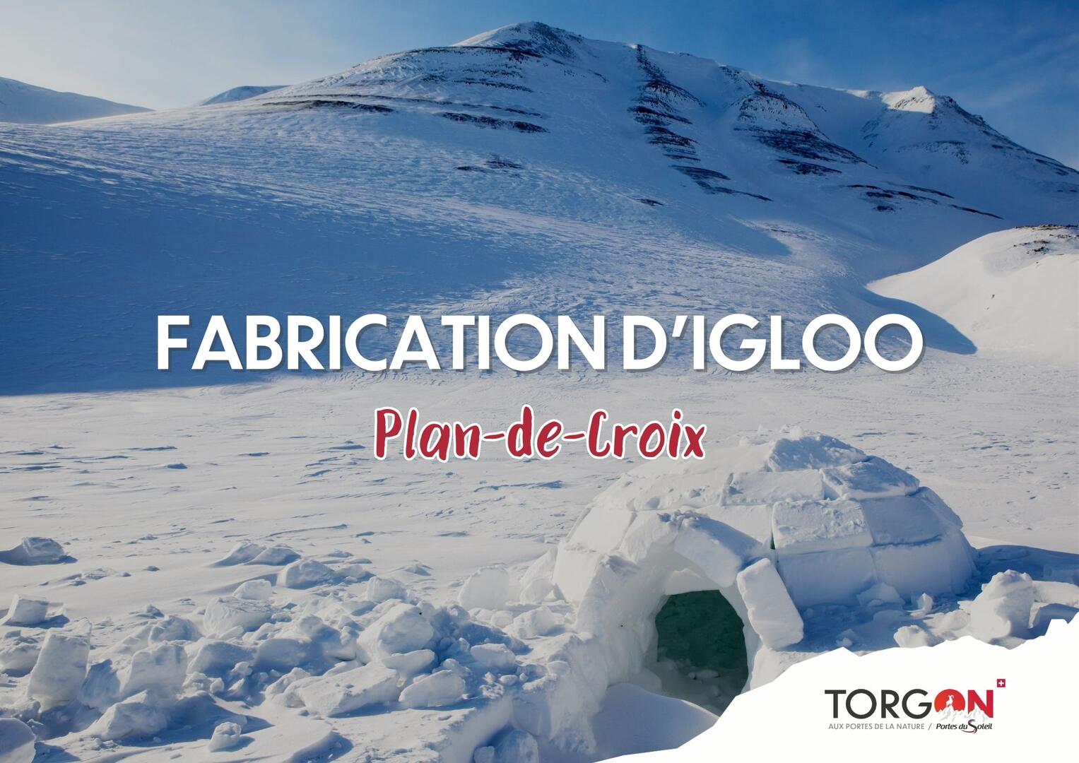 Fabrication d'igloo_Torgon
