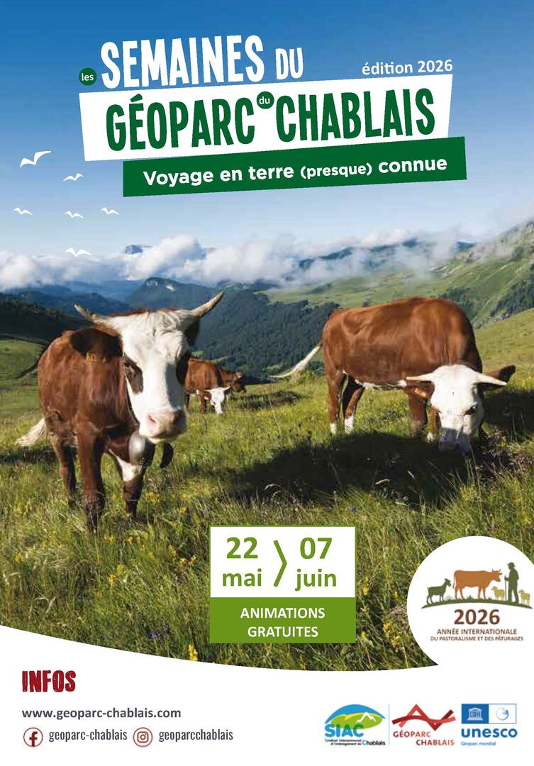 Les Semaines du Géoparc du Chablais - édition 2026_Thonon-les-Bains