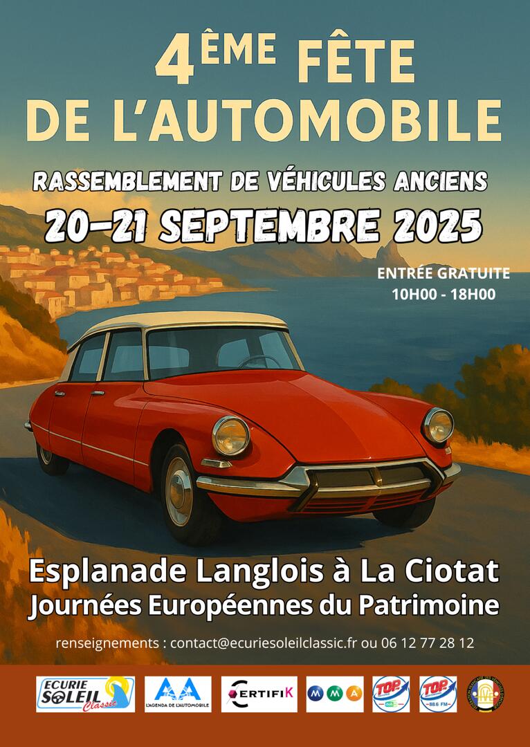 4ème Fête de l'Automobile - Rassemblement de Véhicules Anciens_La Ciotat