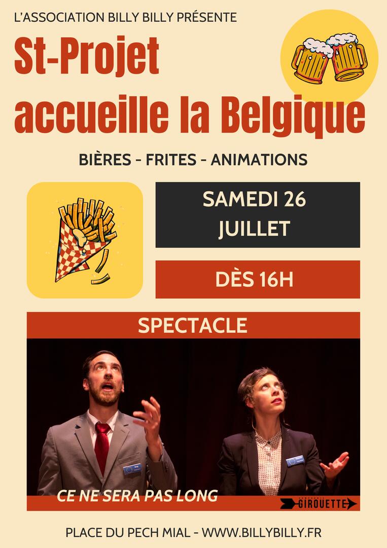 Affiche de la journée belge