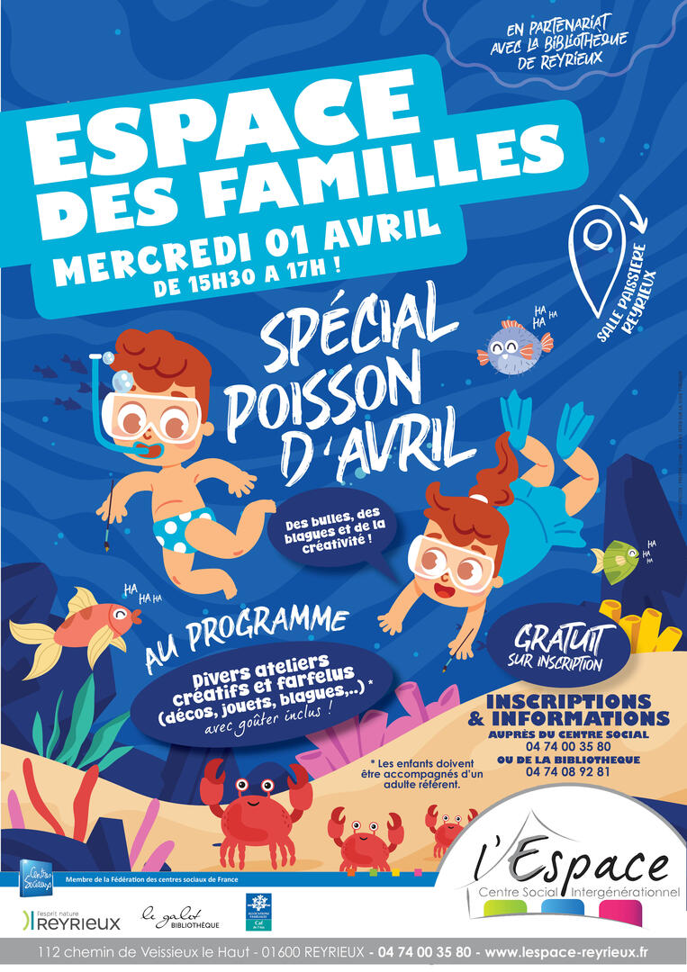 Espace des familles "Poisson d'Avril"