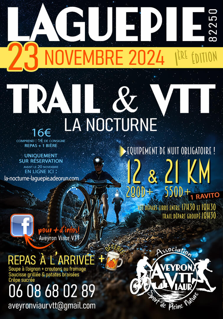 La Nocture Trail et VTT